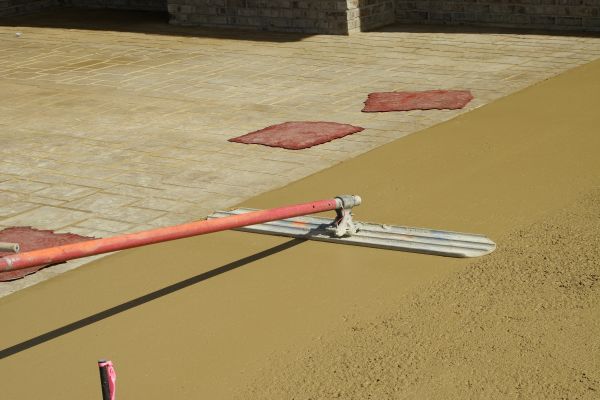 Stamped Pavement Installation